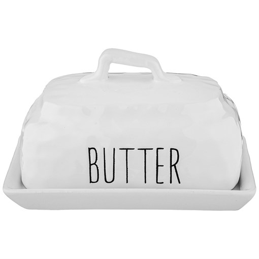 Масленка с крышкой  коллекция "Crumpled" 16*13 см - фото 346465