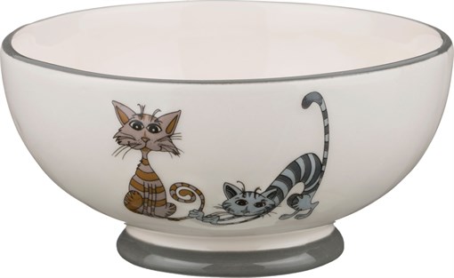 Салатник "Озорные коты" 500 мл 14,5*7,5 см без упаковки - фото 346631