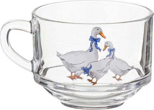 Бульонница "Гуси" 635 мл без упаковки - фото 348339