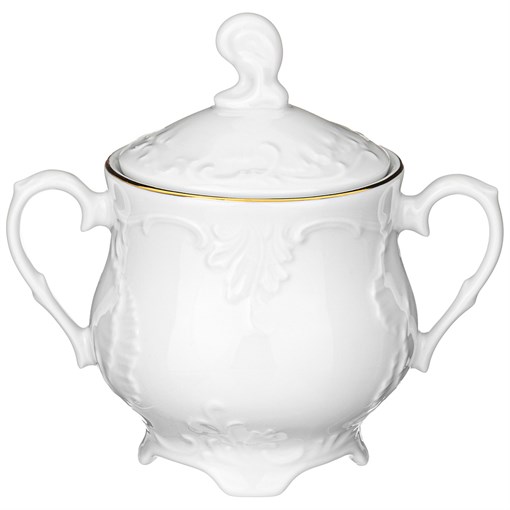 Сахарница рококо "Золотая линия" 400 мл мал.уп. 6шт без упак - фото 349259