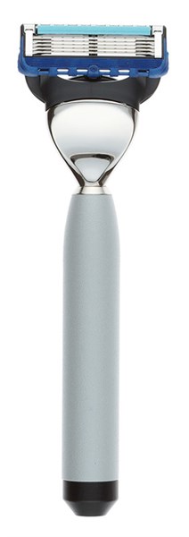 Станок для бритья IL Ceppo, FUSION, алюминий, никелированная латунь, серебристо-черный матовый цвет - фото 353944