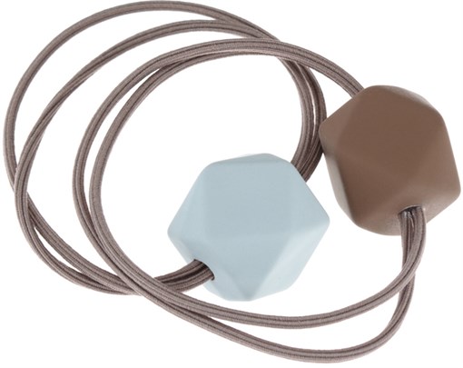 Резинки для волос Dewal Beauty "Цветные кубики", крупные (2 шт.) - фото 354125