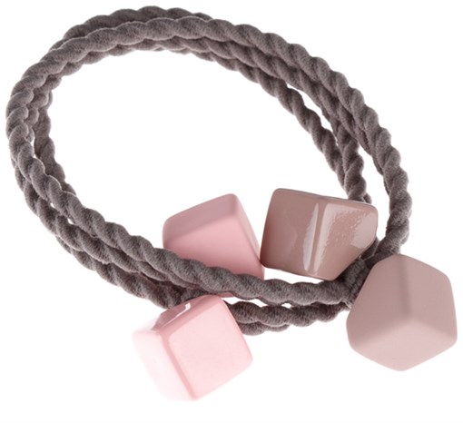 Резинки для волос Dewal Beauty "Цветные кубики", мини (2 шт.) - фото 354129