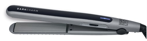 Щипцы-гофре для волос DEWAL BEAUTY Dark Charm, 25x110 мм, 30 Вт, серые - фото 354280