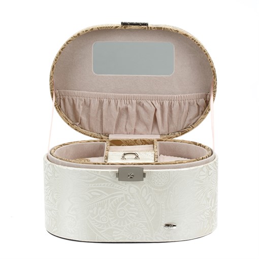 Шкатулка для украшений Jardin D'Ete, цвет бежево-золотой, 21,7 х 15 х 12,2 см - фото 355023