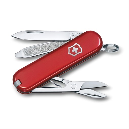 Нож-брелок VICTORINOX Classic "Style Icon", 58 мм, 7 функций, красный - фото 355718
