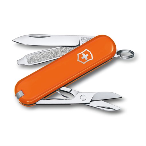 Нож-брелок VICTORINOX Classic SD Colors "Mango Tango", 58 мм, 7 функций, оранжевый - фото 355730