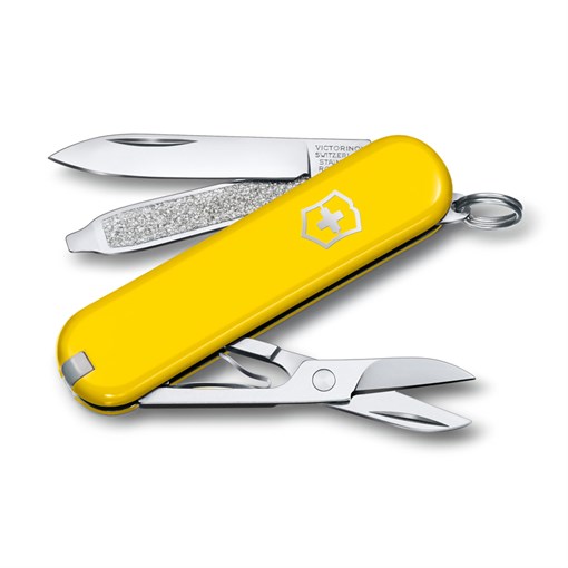 Нож-брелок VICTORINOX Classic SD Colors "Sunny Side", 58 мм, 7 функций, жёлтый - фото 355742