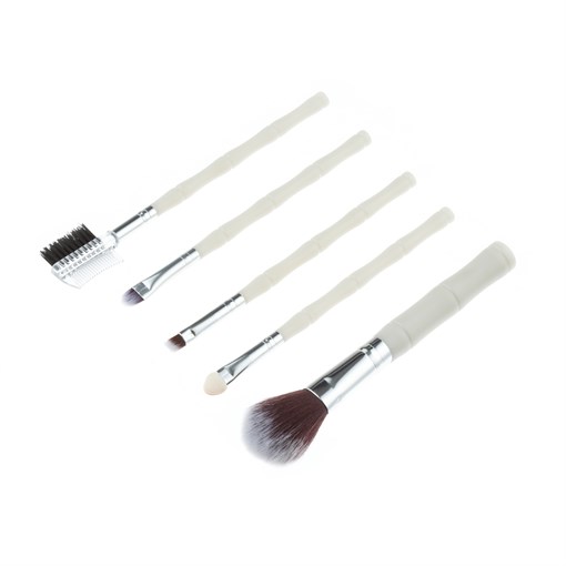 Набор Dewal Beauty косметических кистей /бамбук/ (5шт/уп) 98мм х 175ммм - фото 356937