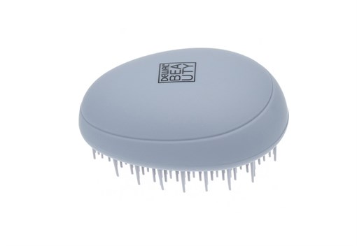 Щетка массажная Dewal Beauty серия"Прованс"с  пластиковым штифтом, овальная, лавандовая - фото 356973