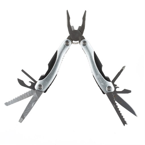 Мультитул Stinger, сталь/алюминий/пластик (серебристый), 15 инструментов, нейлоновый чехол, коробка - фото 357294