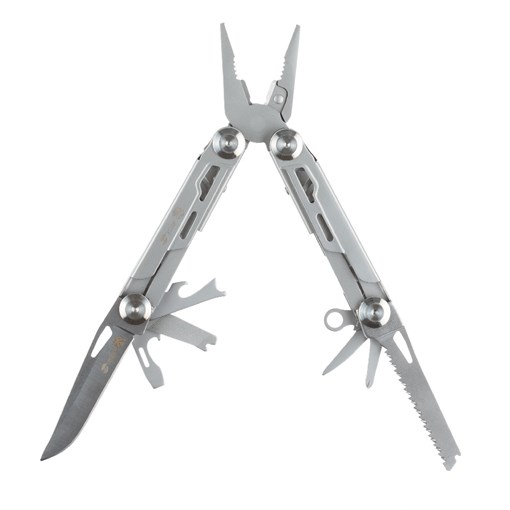 Мультитул Stinger, сталь (серебристый), 12 инструментов, нейлоновый чехол, коробка картон - фото 357309