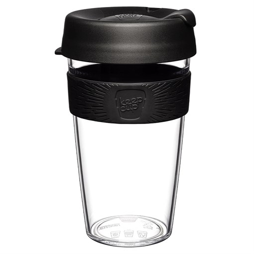 Кружка keepcup original l 454 мл clear black - фото 359868