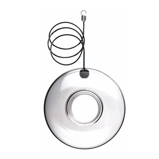 Кормушка для птиц подвесная, 20 см, стекло - фото 360472