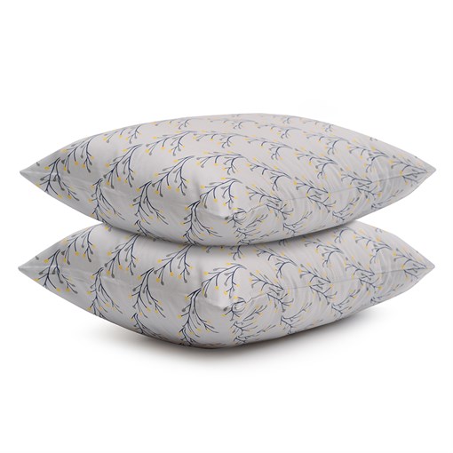 Набор из двух наволочек из сатина с принтом "Соцветие" из коллекции russian north, 50х70 см - фото 363441