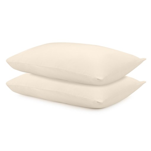 Набор из двух наволочек из сатина белого цвета из коллекции essential, 50х70 см - фото 364046