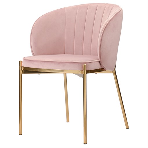 Кресло coral, велюр, пыльная роза - фото 365588