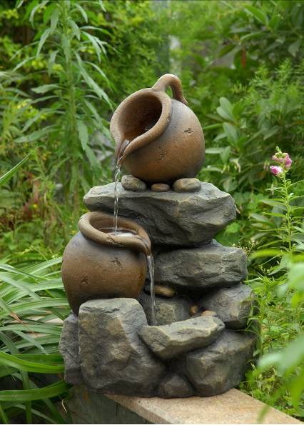 Декоративный фонтан для дачи "Восточный Каскад" - фото 369583