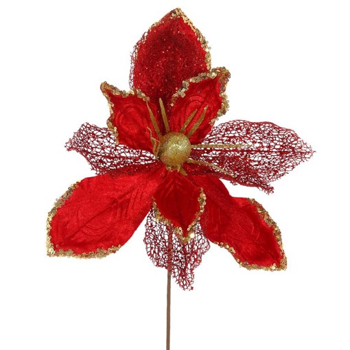 Цветок искусственный, L34 W34 H5 см - фото 371501