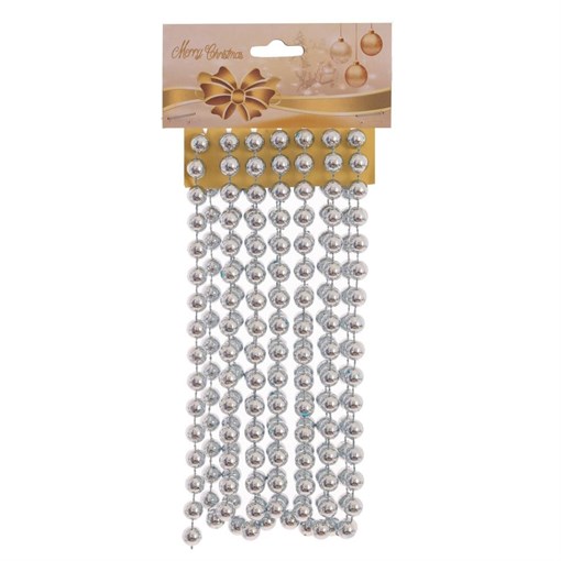 Украшение новогоднее "Бусы", D10 мм, L2,7 м - фото 371775