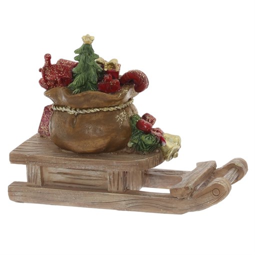 Фигурка декоративная "Мешок с подарками", L12 W5 H9,5 см - фото 372454