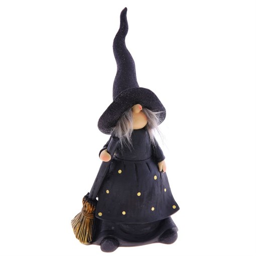 Фигурка декоративная "Ведьмочка", L16 W11,5 H34,5 см - фото 372531