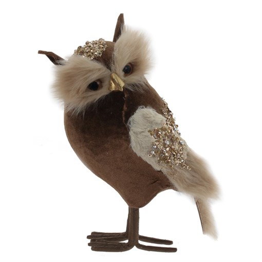 Фигурка декоративная "Сова", L19 W11 H25 см - фото 373849