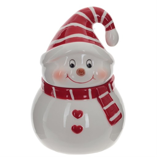 Емкость для сыпучих продуктов "Снеговик", 250 мл, L9 W9 H12,5 см - фото 374595