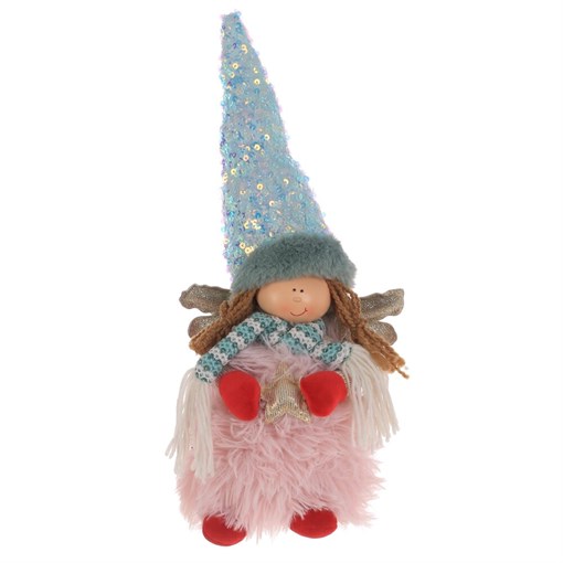 Игрушка набивная "Ангел", L19 W10 H22 см - фото 374993