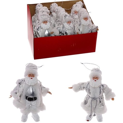 Украшение новогоднее "Дед Мороз", L8 W5 H17 см, 2в. - фото 386545