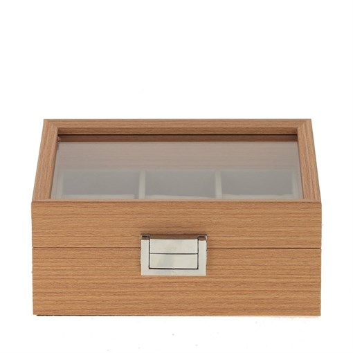 Шкатулка для часов, L16,5 W12,5 H7,5 см - фото 386893