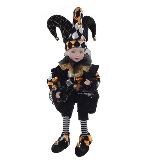 Игрушка мягконабивная "Клоун",  L15 W28 H29 см - фото 387141