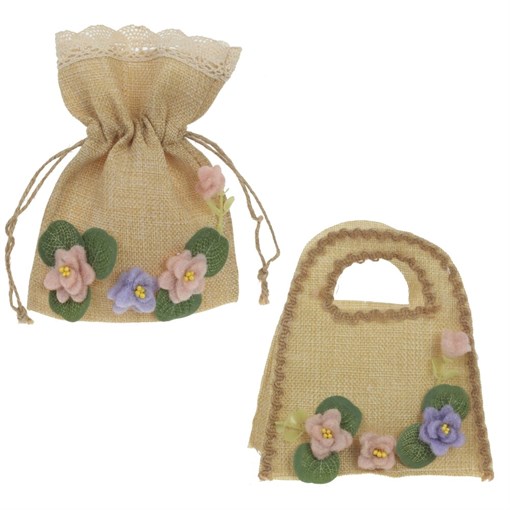 Мешок для подарков, L13 W2 H18 см, 2в. - фото 387266