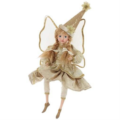 Игрушка набивная "Фея", полный рост L20 W7 H56 см/сидячий L20 W16 H30 см - фото 389911