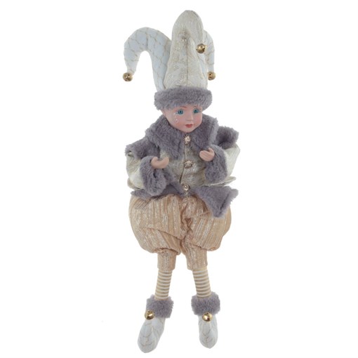 Игрушка мягконабивная "Клоун" (не музыкальный) , сидячий L18 W28 H29 см, стоячий H50 см - фото 390334