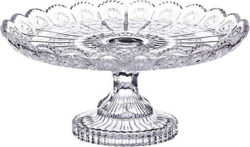 Тортовница на ножке "Muza crystal" - фото 391177