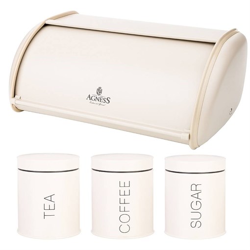 Хлебница agness "Velour" металл. - фото 391879