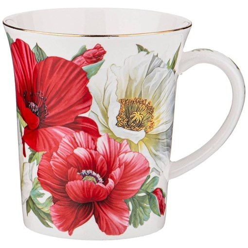 Кружка lefard "Маки" 420 мл - фото 394855