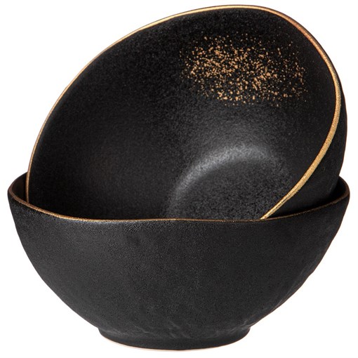 Набор салатников bronco "Midnight gold" 2 шт - фото 395499