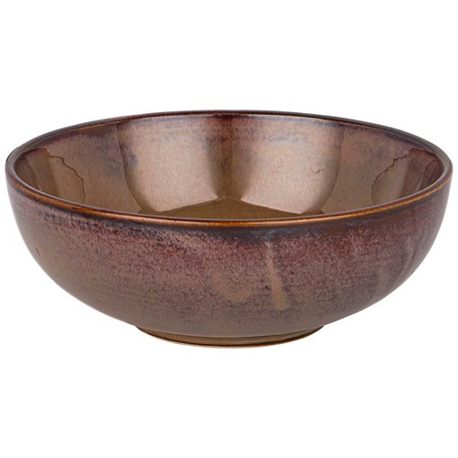 Салатник bronco "Luster" 700 мл , 16*6 см ,коричневый - фото 397769