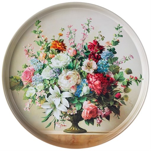 Поднос сервировочный agness "Stil life" 33*2,1 см - фото 398685