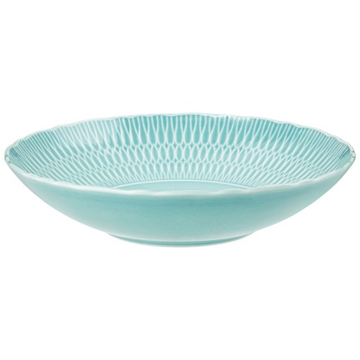 Тарелка суповая "София голубая" 22 см . - фото 399928