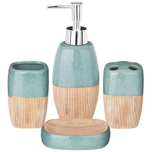 Набор для ванной комнаты 4 пр. - фото 401175