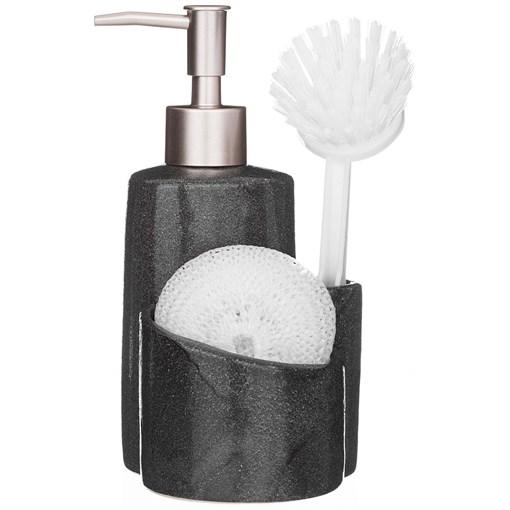 Дозатор для моющего средства + губка и щетка - фото 401183