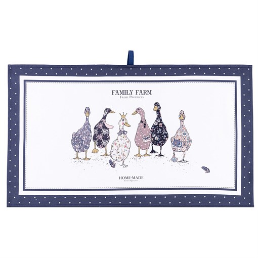 Полотенце "Family farm",40х70 см , 100% хлопок,белый,твил, - фото 401204