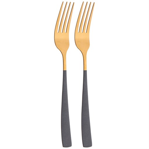 Набор вилок столовых, 2 шт без упак. L= 20.5 см мал. уп. = 12 шт - фото 401293