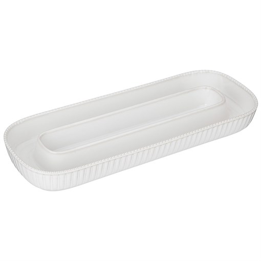 Менажница овальная 2 секции bronco "Soul kitchen" 30*11,5*3,5 см - фото 401578