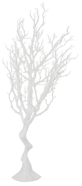 Изделие декоративное "Дерево" H=95 см цвет: белый - фото 401766