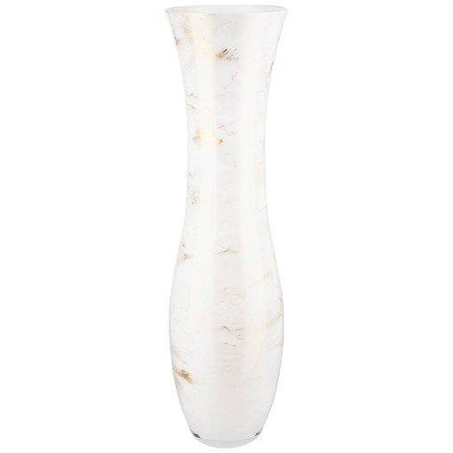 Ваза claudia "Golden marble white" H=70 см - фото 401841