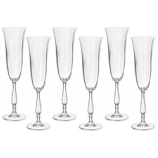 Набор бокалов для шампанского "Fregata optic" из 6шт 190 мл - фото 401990